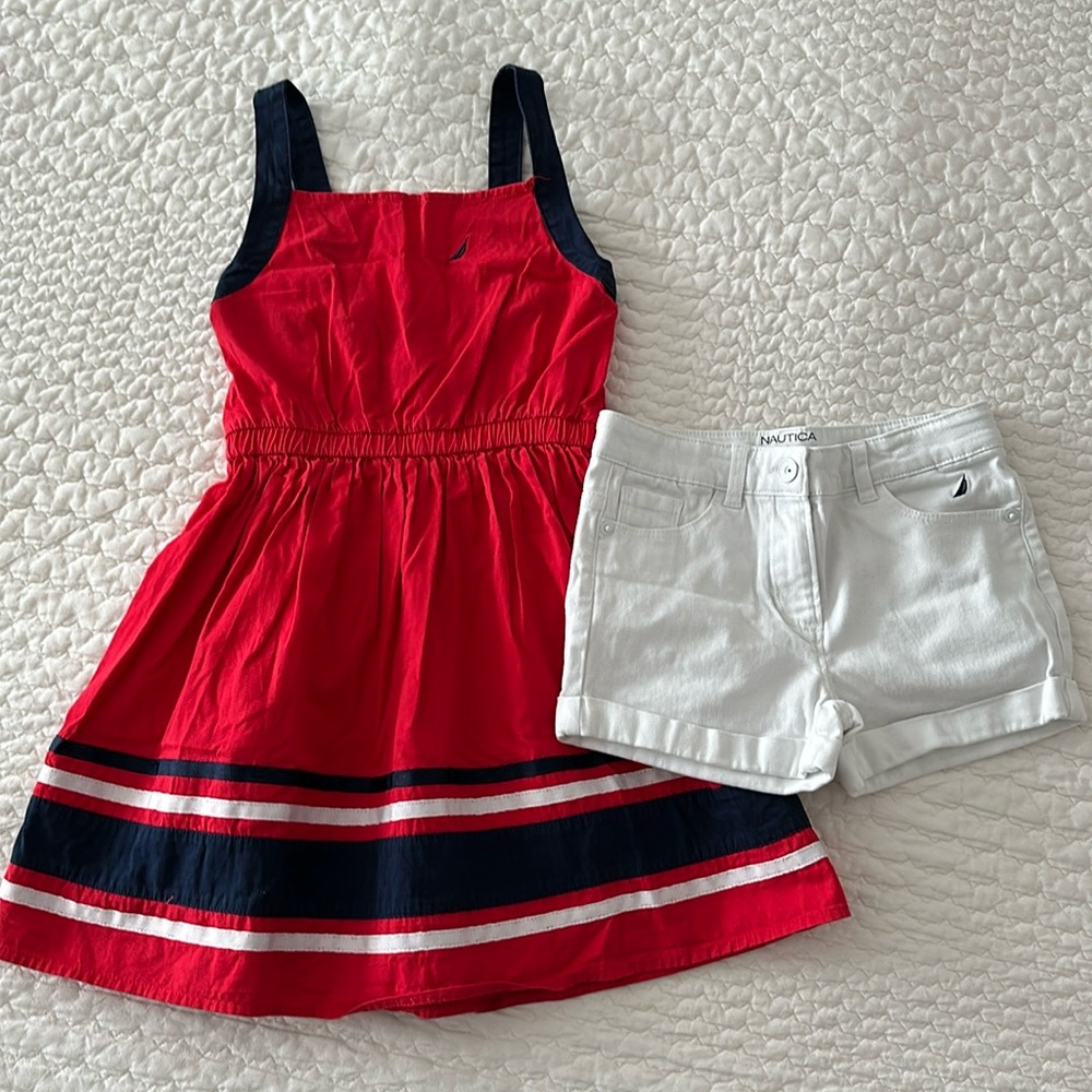 NAUTICA Girls Dress and Shorts Bundle / Size 6